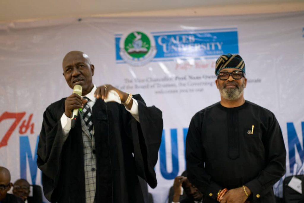 PARENTS EXPRESS CONFIDENCE IN CALEB UNIVERSITY AS 1,644 STUDENTS MATRICULATE