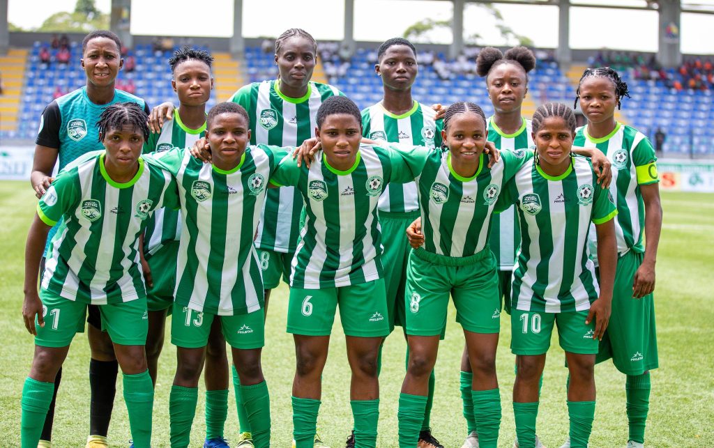 Drama, Late Goals, and Super Six Shocks: NWFL Premiership Matchday 13 Delivers Unforgettable Moments Naija Ratels players pose for a team photo before their crucial NWFL Matchday 13 clash against Delta Queens in Uyo