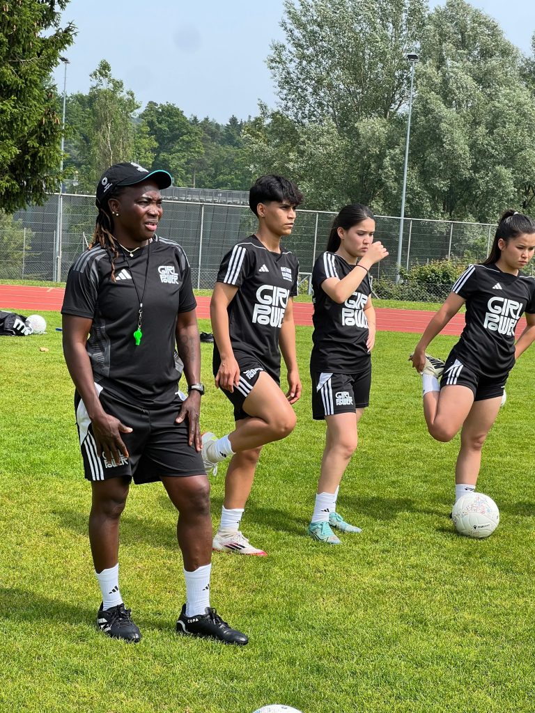 Ayisat Yusuf-Aromire 4-Nation Summer Camp Tournament held at the FIFA headquarters in Zurich, Switzerland.