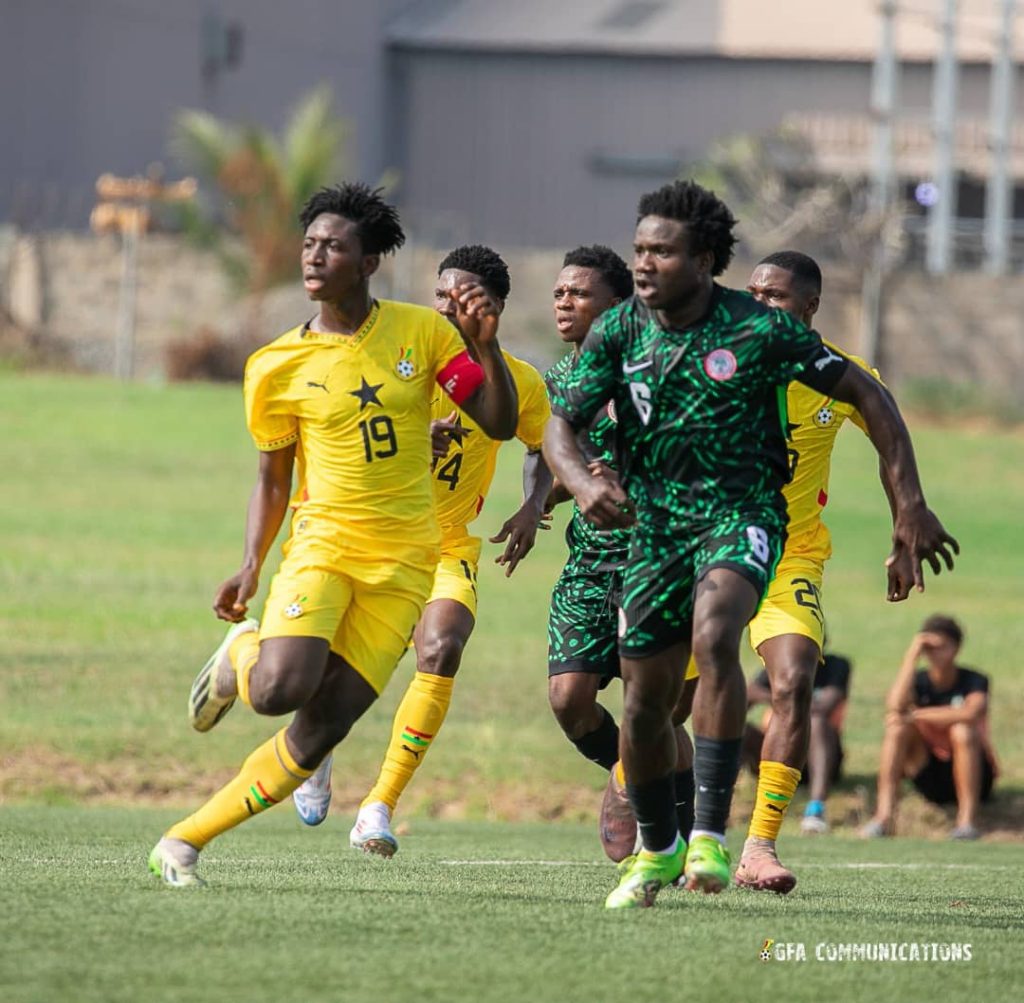 Flying Eagles Rally Late to Hold Ghana in WAFU B U20 Championship Opener Flying Eagles of Nigeria vs Nigeria