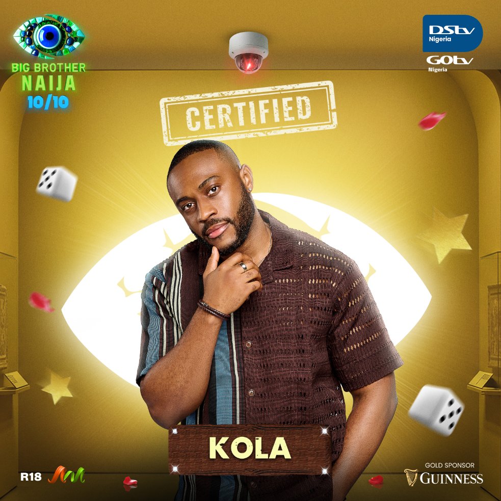 BBNaija Season 10 Housemates Unveiled: Meet the Full 29 Competing for the Crown Kola: BBNaija Season 10 Housemate