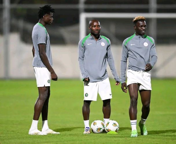 Sudan vs Nigeria CHAN 2024 Clash: Survival for Super Eagles, Momentum for Falcons of Jediane Super Eagles B in training against Sudan