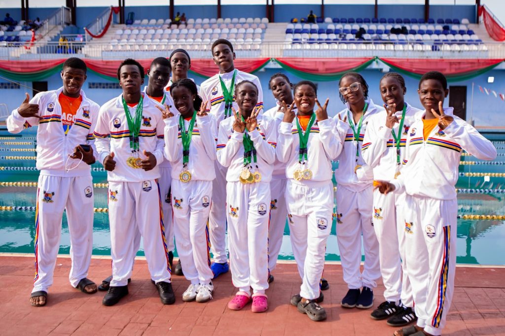 A cross-section of Team Lagos medalists.
