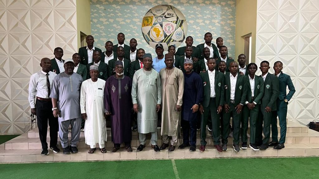 Nigerian Referees decorated with FIFA Badges
